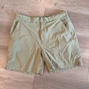 Buck Mason Light Olive Utility Shorts